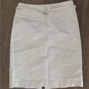 Liz Claiborne Classic White Pencil Skirt
